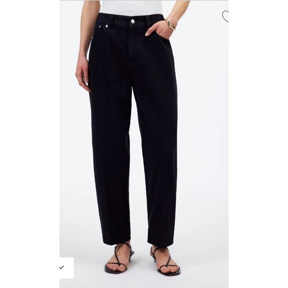 Madewell $138 The Arc-Leg Jean in Black Frost Size 29 NU032 - Picture 2 of 12